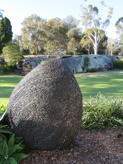 Organic sculpture in the Botanic Gardens