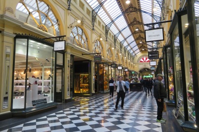 The graceful Royal Arcade, Melbourne
