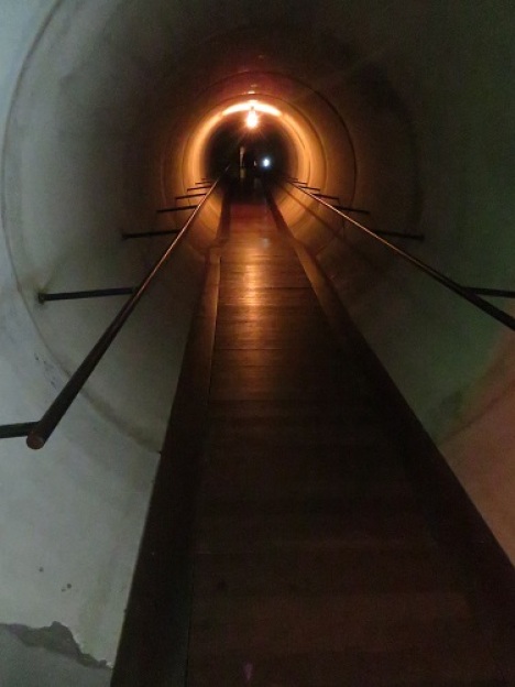 Tunnels inside MONA Hobart Tasmania