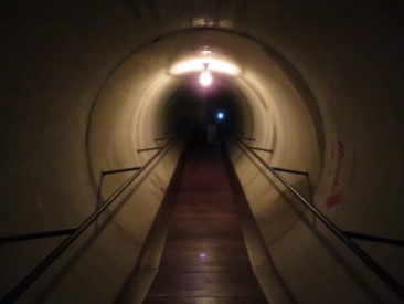 Internal tunnels at MONA Hobart Tasmania