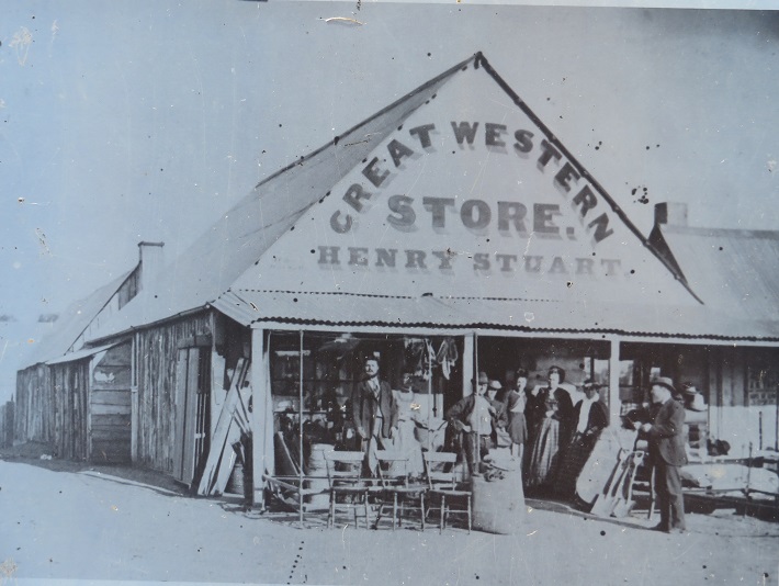 The Great Western Stores - in its hey day. Source: Holtermann Collection