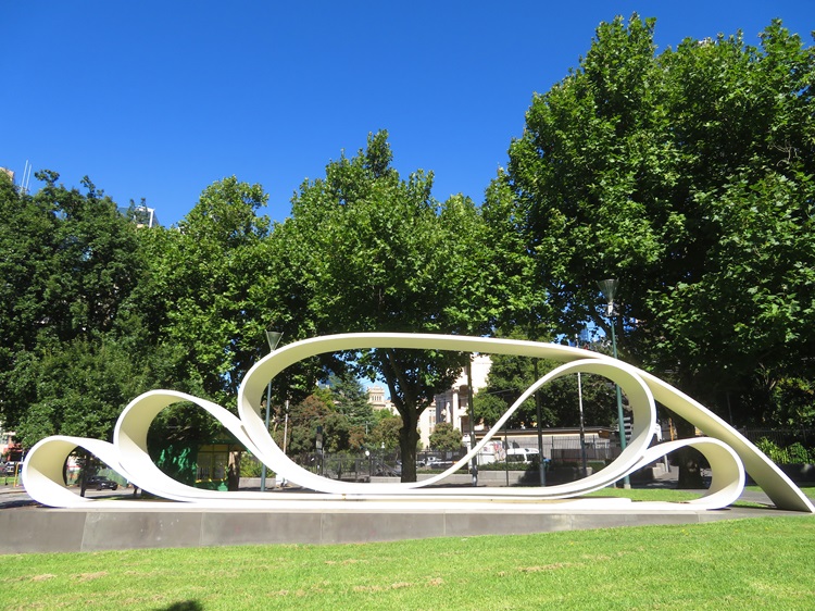 The Monster Petition sculpture, Burston Reserve, Melbourne